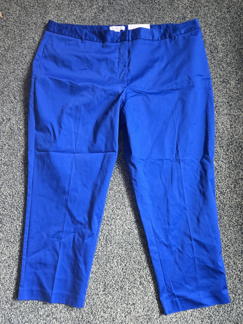 Liz Claiborne Royal Blue Emma Slim-Leg Ankle Pants